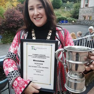 Ulverston win best town at the Cumbria in Bloom Awards