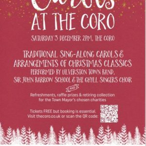 Carols at The Coro, Saturday 3rd December