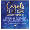 Carols at the Coro – Saturday 13th December