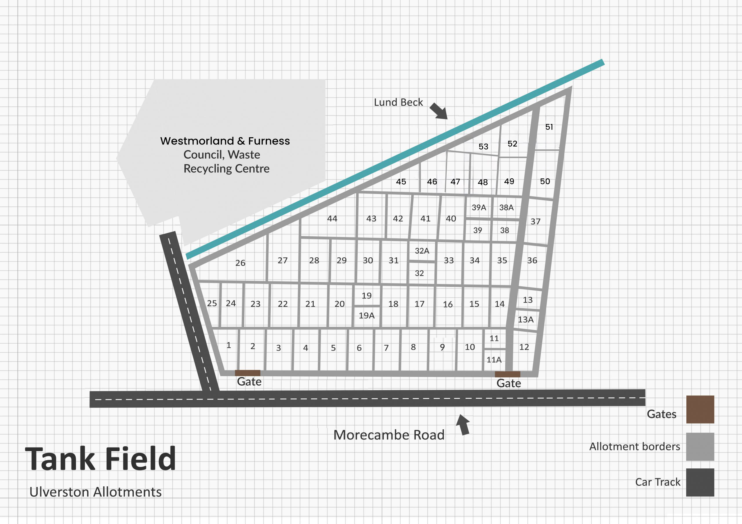 Tank Field allotment map
